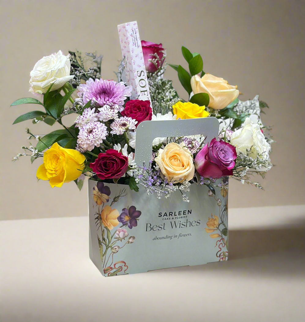 Offer Flowers + Perfume