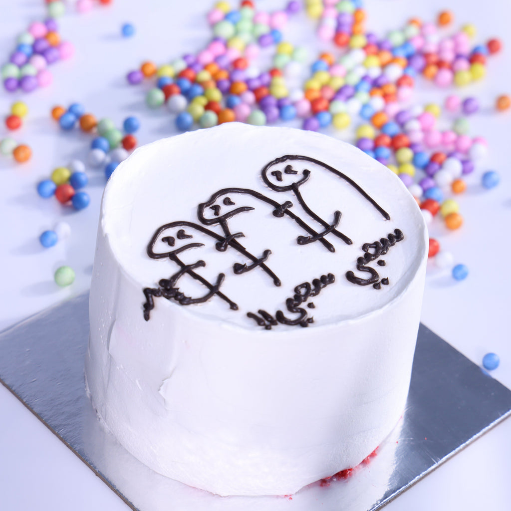 Mini Cake with Writing