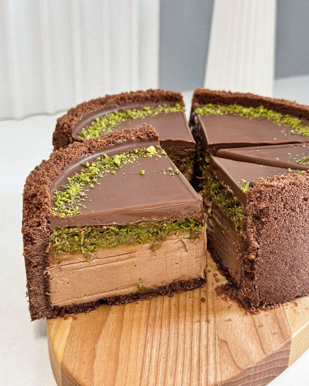 Dubai Chocolate Mousse Cake