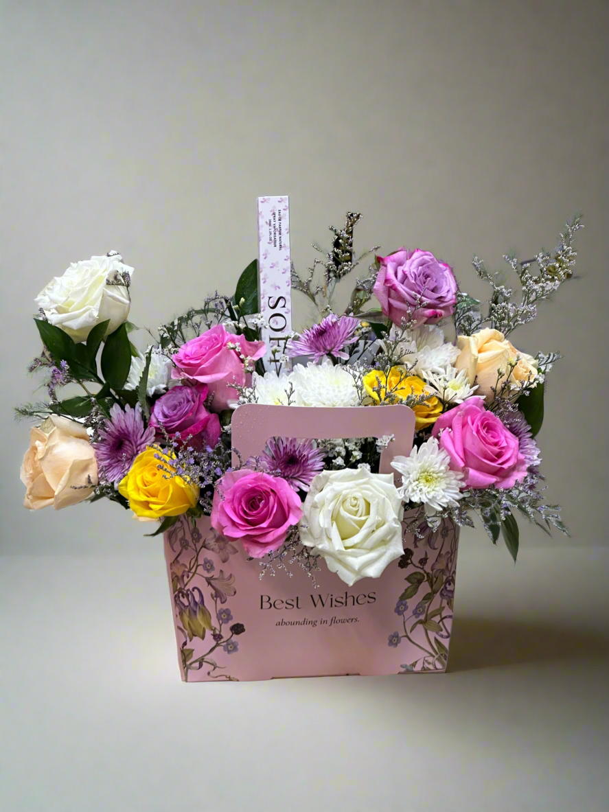 Offer Flowers + Perfume