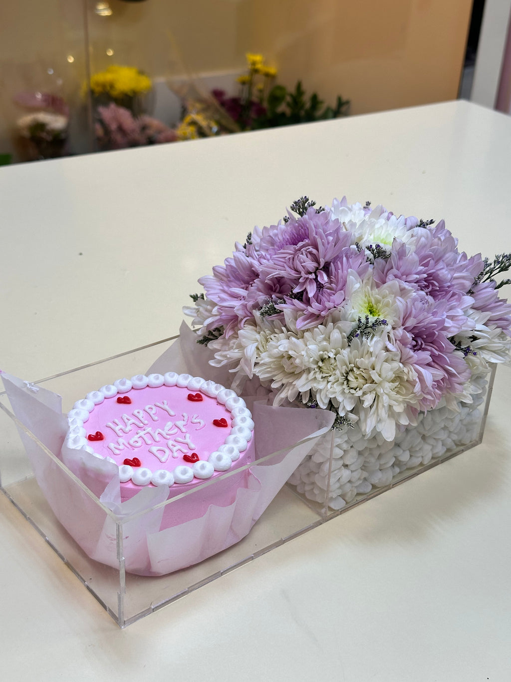 Offer Flowers + Cake