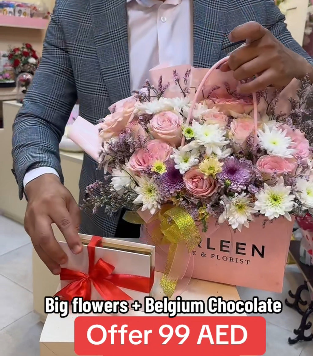 Offer Flowers + Chocolate