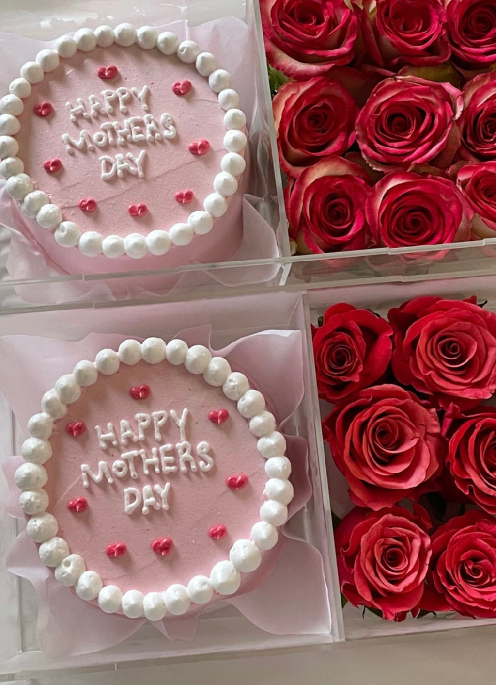 Mother Day mini cake with Flowers