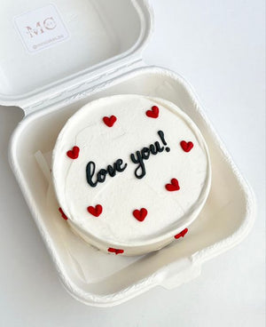 valentine's day Cake with Flowers and gift card Offer  عرض كيك مع ورد وبطاقه معايدة
