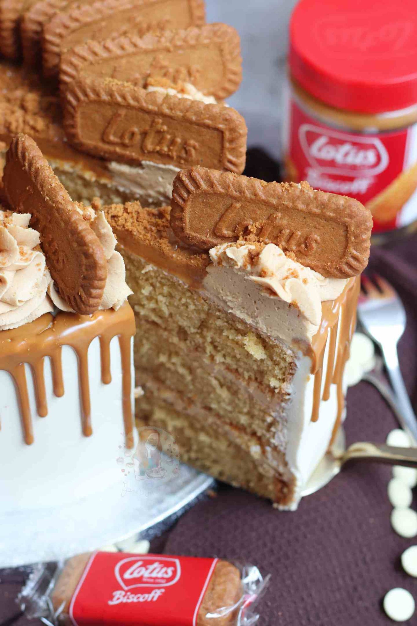 Biscoff Drip Cake