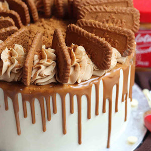 Biscoff Drip Cake